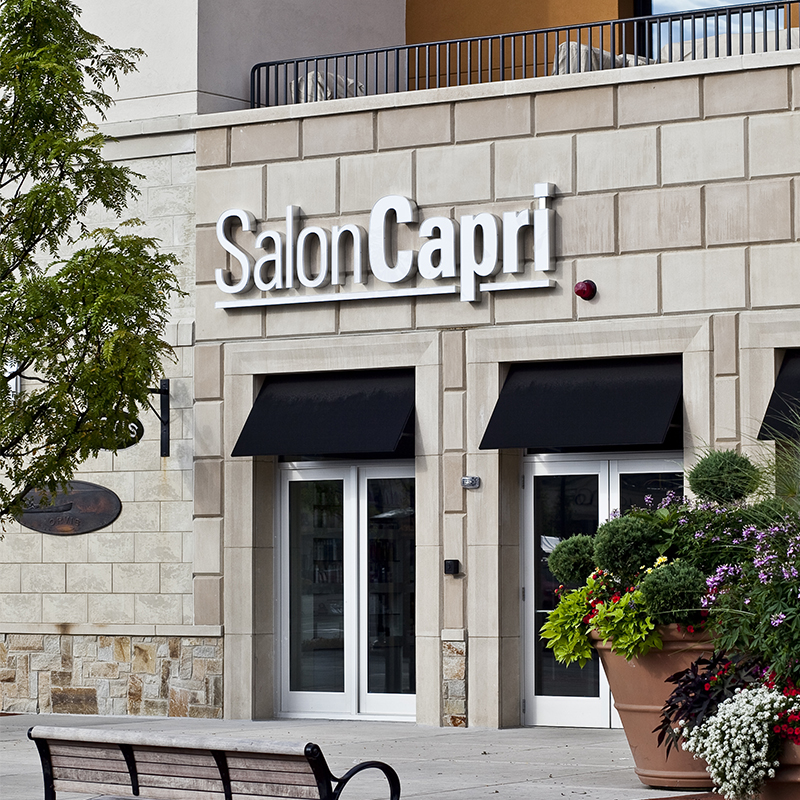 Salon Capri Signage