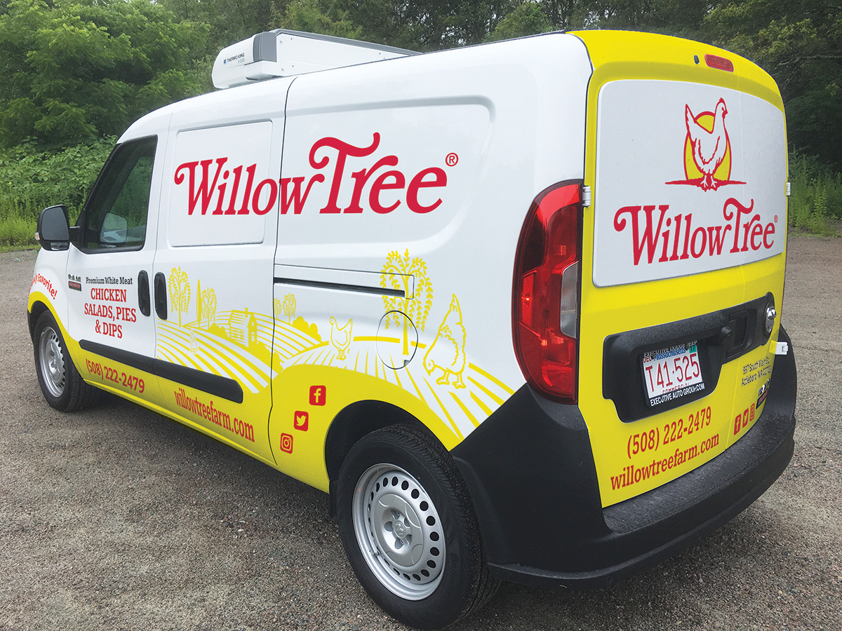 Willow Tree Vehicle Wrap