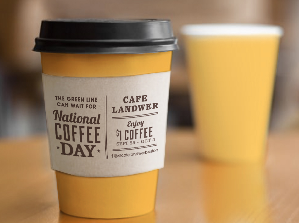 Cafe Landwer National Coffee Day Sleeve